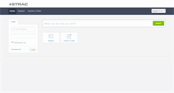 Desktop Screenshot of helpdesk.strac.org